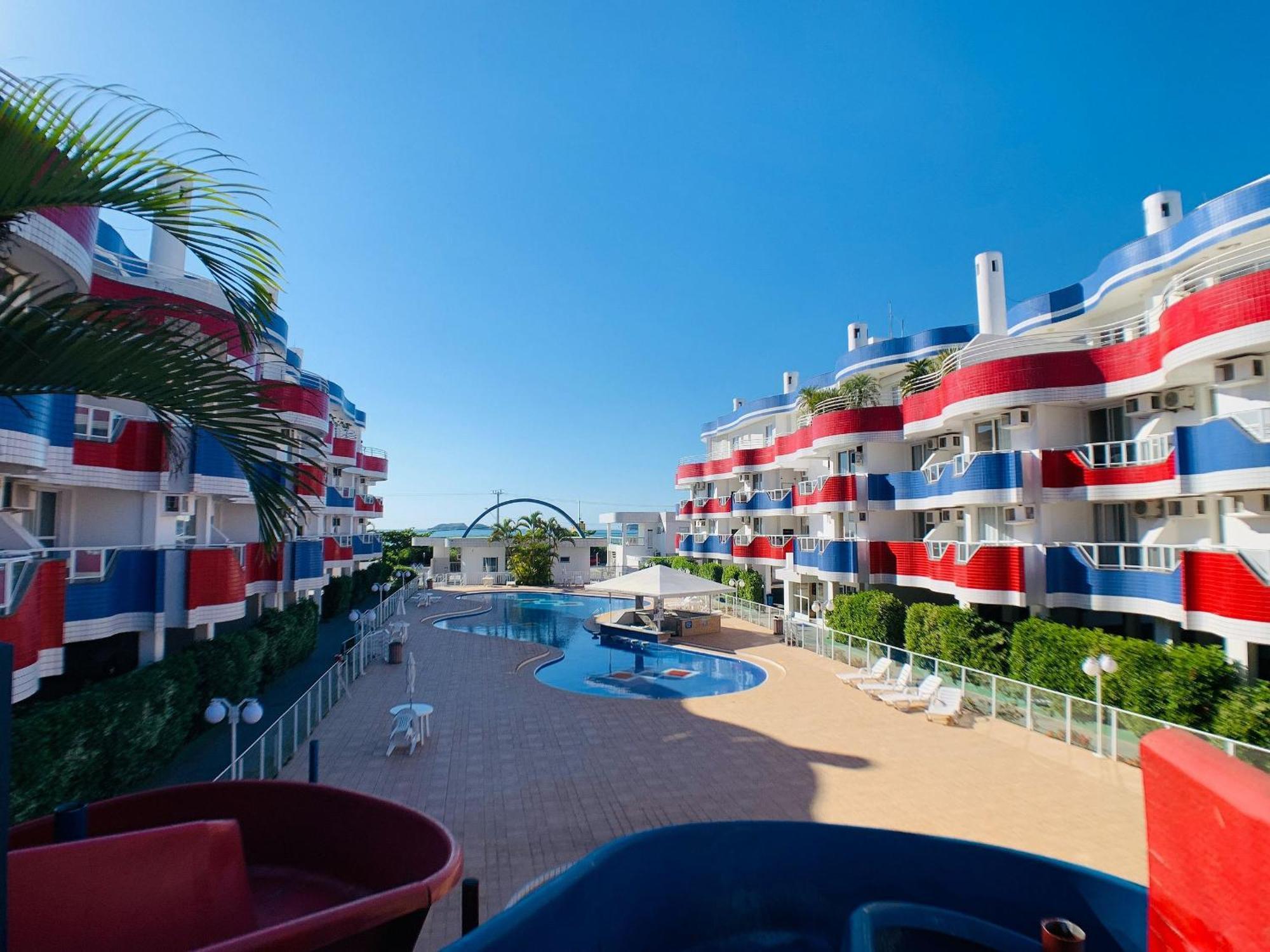 Maravilhoso Apto Wi-fi E Vista O Mar - Hb06f